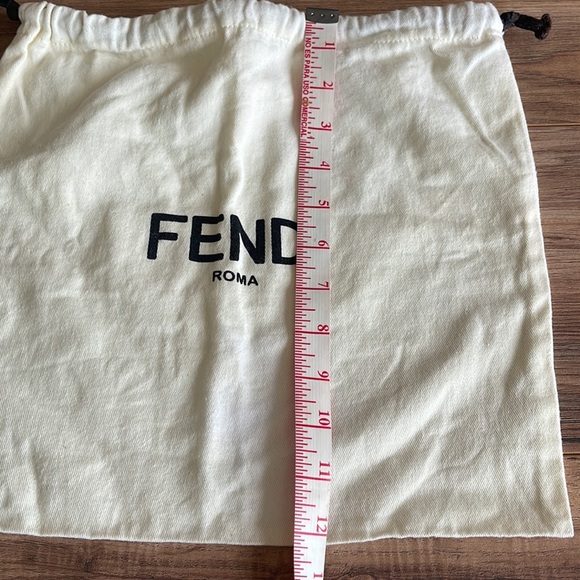 Pre-owned Fendi Cream Dust Bag - Picture 4 of 5